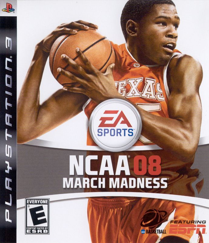 NCAA March Madness 08 box art for Xbox 360